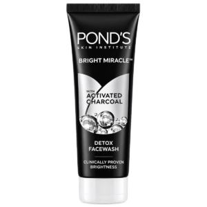 Pond's Skin Institute Bright Miracle Detox Facewash with Activated Charcoal - 50g