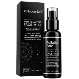 Pollution Safe Anti-Pollution Face Mist with Herbashield, Kiwi & Rose Water by Pee Safe - 50 ml