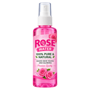 100% Pure & Natural Rose Water Facial Spray Mist - 100ml