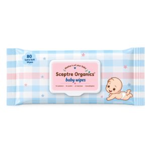 Sceptre Organics Extra Soft Baby Wipes with Goodness of Ayurveda - Pack of 80 Wipes
