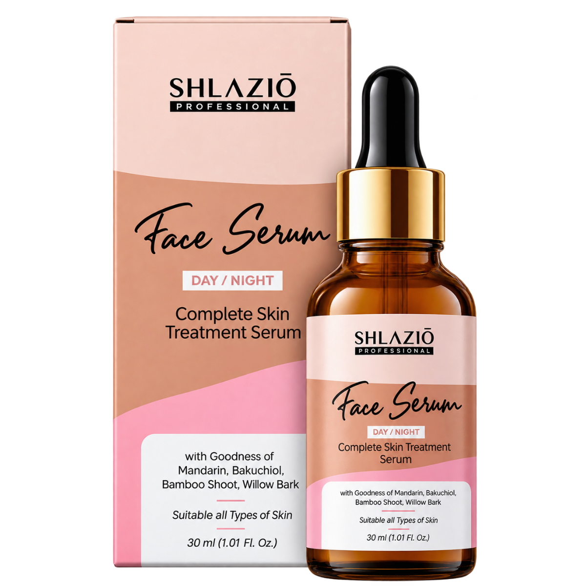 SHLAZIO Day & Night Face Serum - Complete Skin Treatment (30 ml)