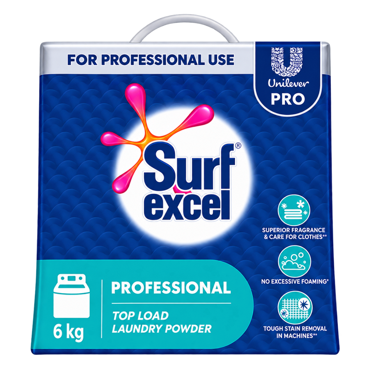 Unilever Pro Surf Excel Matic Top-Load Detergent Powder - 6 Kg