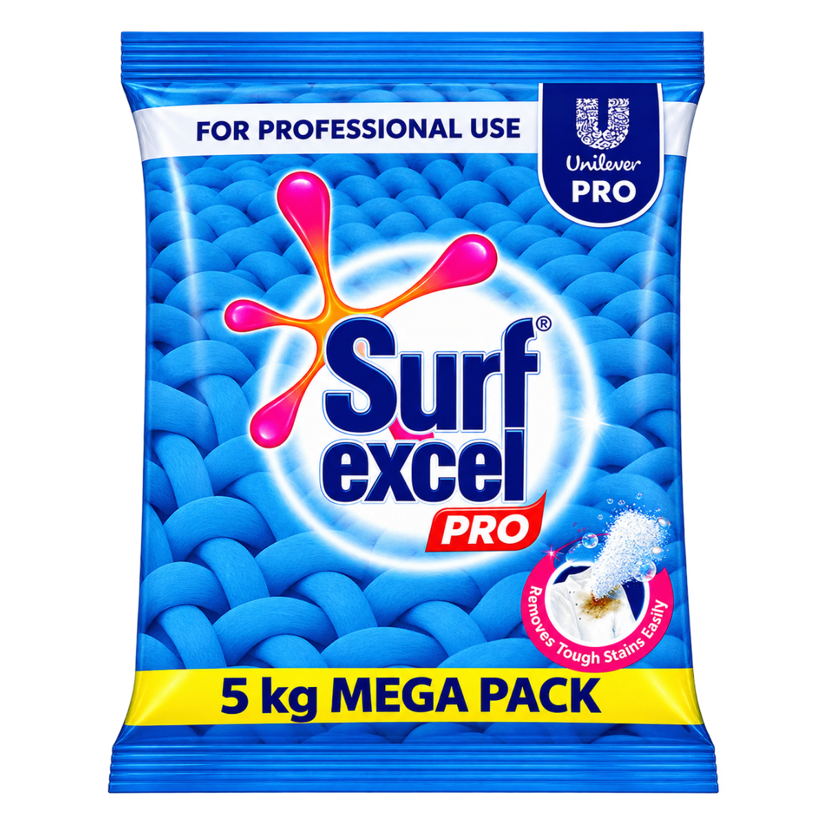Unilever Pro Surf Excel Pro Detergent Powder - 5 Kg Mega Pack