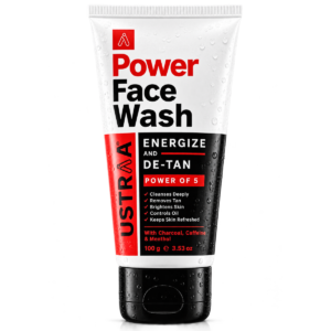 Ustraa Power Face Wash Energize and De-Tan - 100g