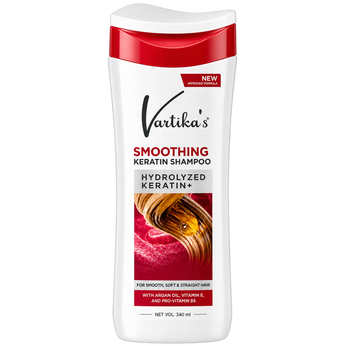 Vartika's Smoothing Keratin Shampoo with Hydrolyzed Keratin - 200 ml