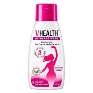VHealth Intimate Wash Enriched with Tea Tree Oil & Aloe Vera - 100ml