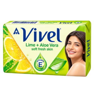 Vivel Lime & Aloe Vera Soap with Vitamin E - 90 g