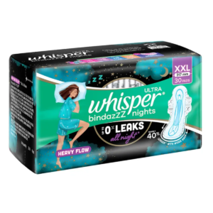 Whisper Ultra Bindazzz Nights Sanitary Pads XXL (317 mm) - 30 Pads