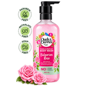 Buds & Berries Detox & Refresh Bulgarian Rose Body Wash (300ml)
