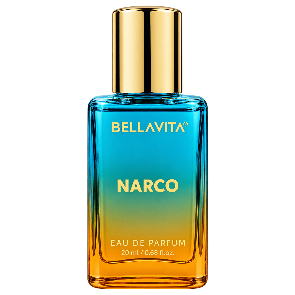 BELLAVITA Narco Eau de Parfum - 20 ml | Long-Lasting Citrusy & Woody Unisex Pocket Perfume
