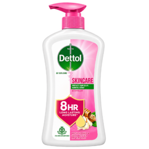 Dettol Skincare Body Wash & Shower Gel – 500 ml | 99.9% Germ Protection with Honey & Shea Butter Fragrance