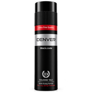 DENVER Black Code Cologne Talc (100g)