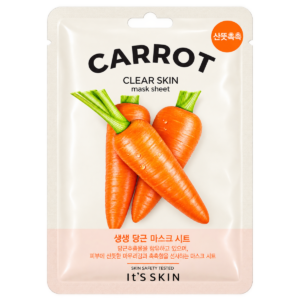 It'S SKIN The Fresh Clear Skin Mask Sheet - Carrot (19 g) | Soothing & Clarifying K-Beauty Sheet Mask
