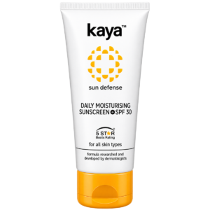 Kaya Daily Moisturizing Sunscreen SPF 30 PA+++ (75 ml) | Broad Spectrum UVA & UVB Protection Hydrating Sun Lotion