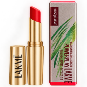 Lakmé 9to5 Powerplay Priming Matte Lipstick - MR10 Iconic Red (3.6 g) | 16-Hour Long-Wear Primer-Infused Lip Color