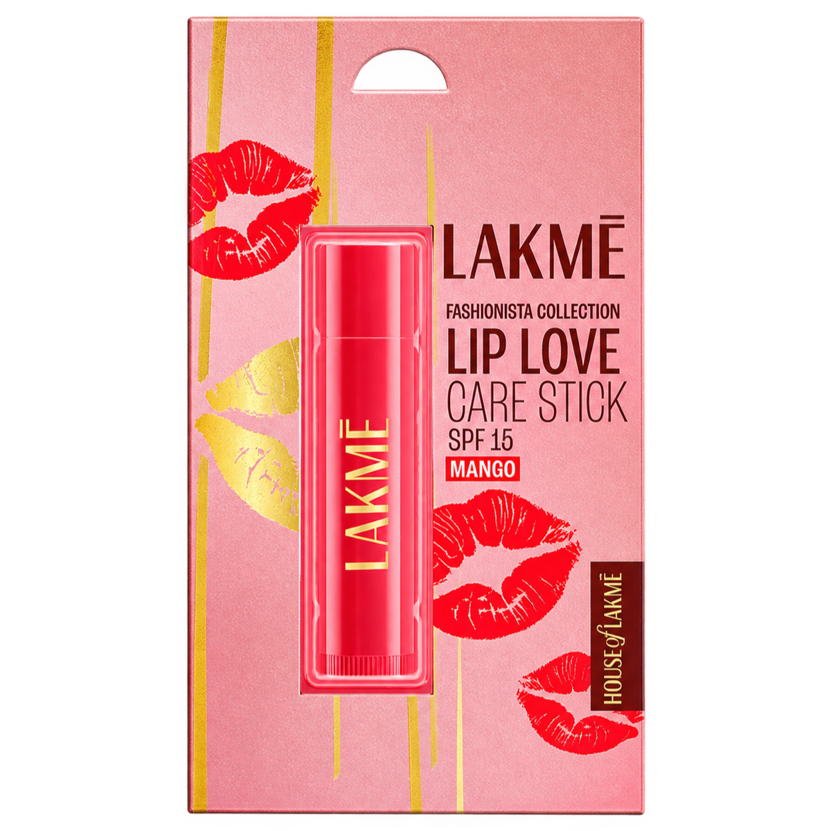 Lakmé Lip Love SPF 15 Chapstick & Lip Care Stick - Mango (4.5 g) | 22-Hour Moisturizing Tinted Lip Balm