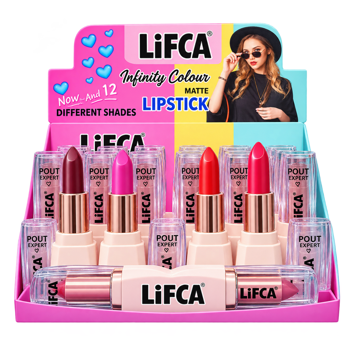 LiFCA Infinity Colour Matte Lipstick (Pout Expert Collection) - Image 2