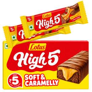 Lotus High 5 Soft & Caramelly Choco Delight Chocolate - 10.5g (Pack Of 48)