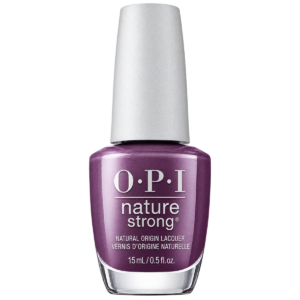O.P.I Nature Strong Natural Origin Nail Lacquer - Eco-Maniac (15 ml) | Vegan & Cruelty-Free Deep Plum Polish