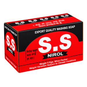 S.S Nirol Export Quality Washing Soap (5kg Box Pack) | Animal Fat-Free Heavy Duty Laundry Bar Soap for Clean Fabrics Every Time