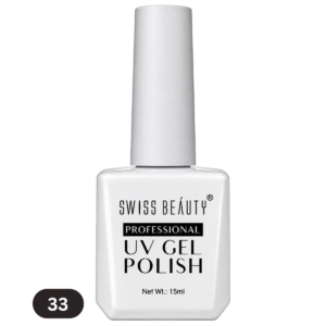 Swiss Beauty Professional UV Gel Nail Polish - Shade 33 (15 ml) | High-Shine UV/LED Cured Salon Gel Polish