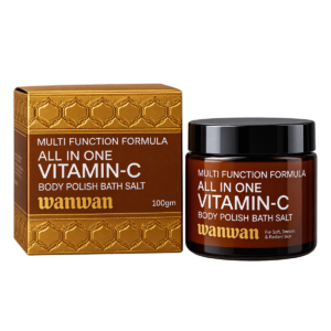 Wanwan All In One Vitamin-C Body Polish Bath Salt – 100g